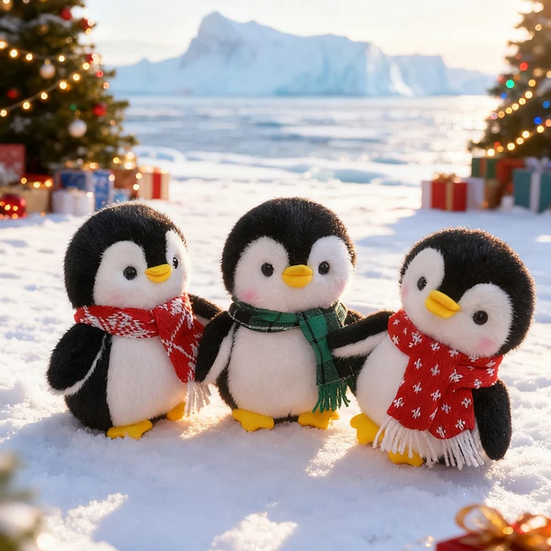 Christmas Penguin Plush Toy