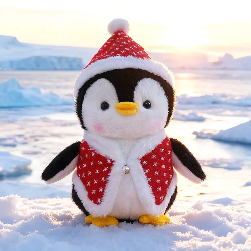 Christmas Penguin Plush Toy