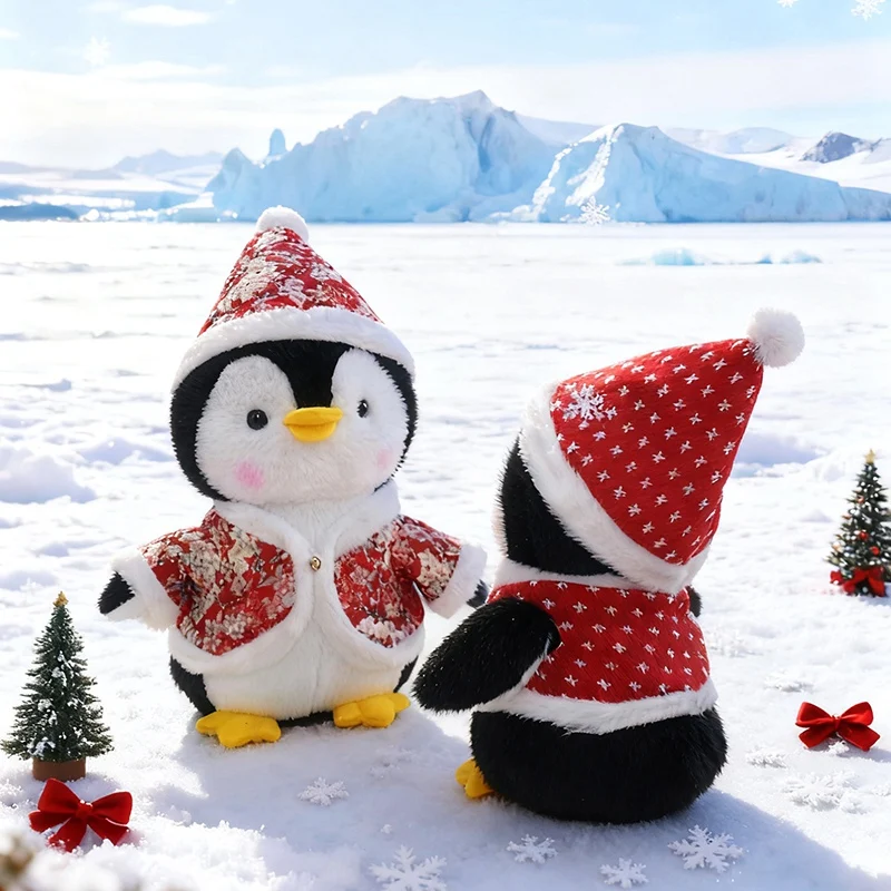 Christmas Penguin Plush Toy