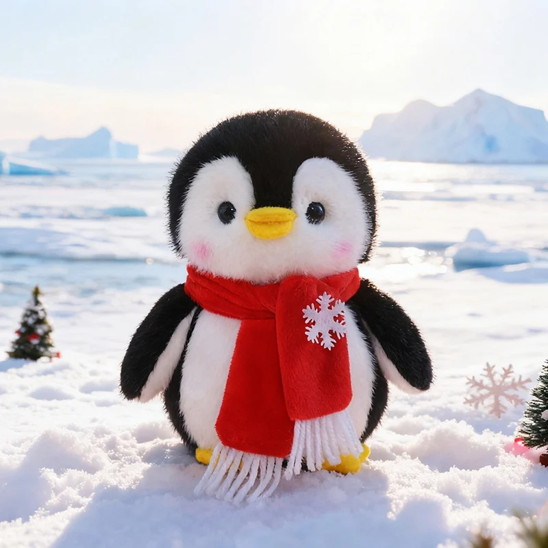 Christmas Penguin Plush Toy